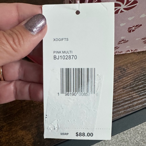 Betsey Johnson Pink Multi Crossbody Bag with Bow - Picture 4 of 6